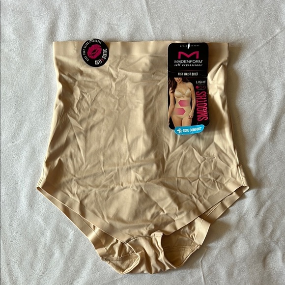 Maidenform Women's Light Beige High Waist Brief - Picture 1 of 5